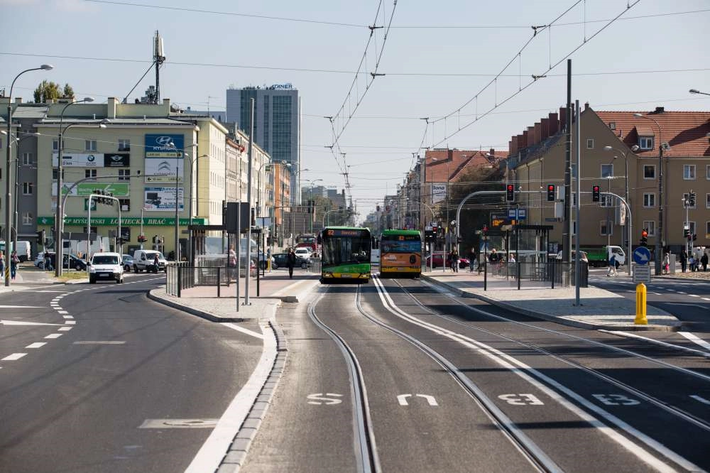 Remont ul. Dąbrowskiego – zmiany i objazdy na Jeżycach