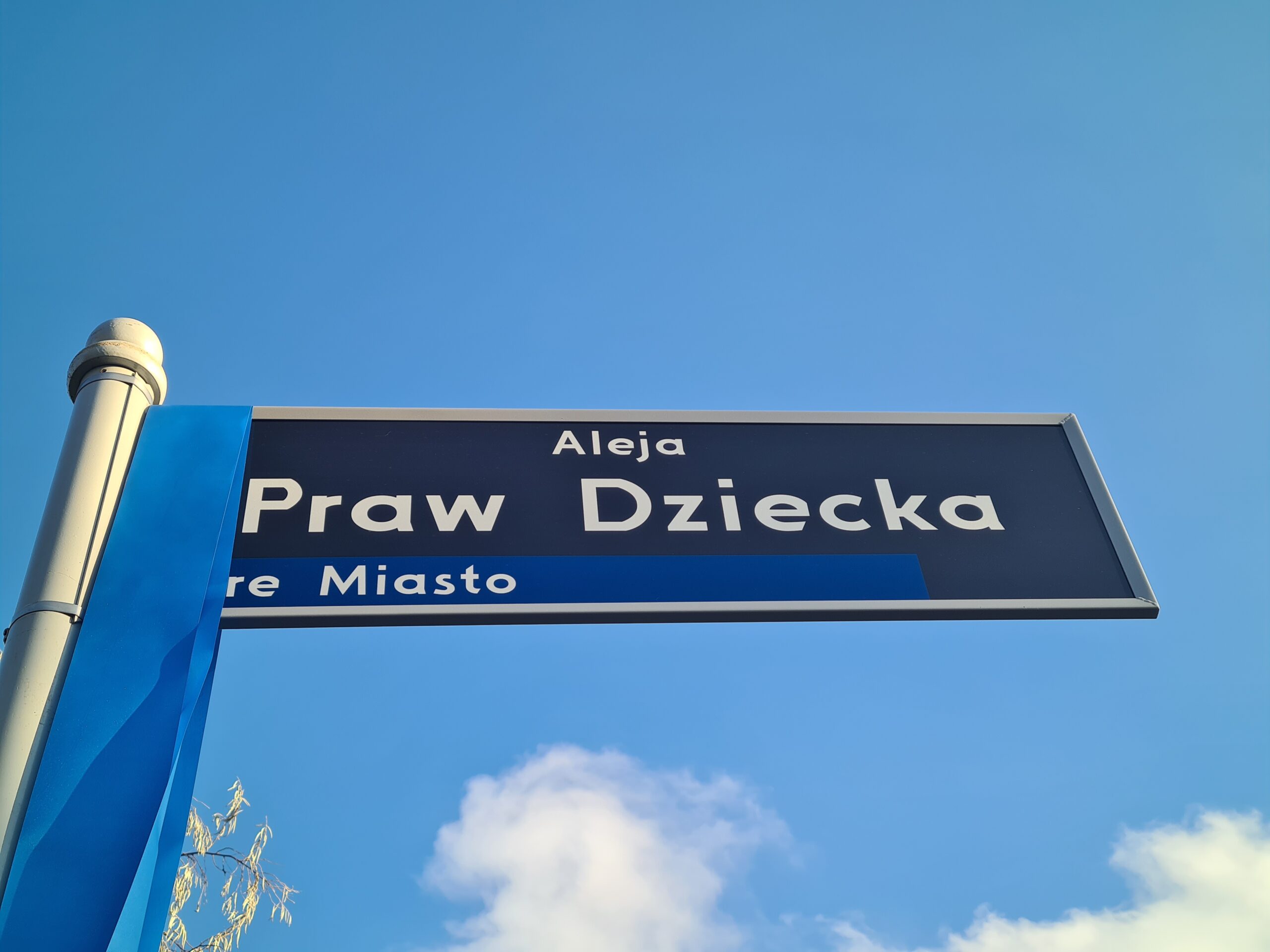Symboliczna Aleja Praw Dziecka otwarta w obecności najmłodszych mieszkańców